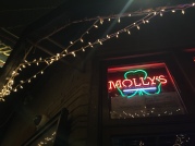 A special Molly's sign for fans of Chicago Fire and Chicago PD.